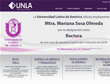 Tablet Screenshot of ic.unla.edu.mx