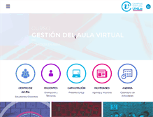 Tablet Screenshot of campus.unla.edu.ar